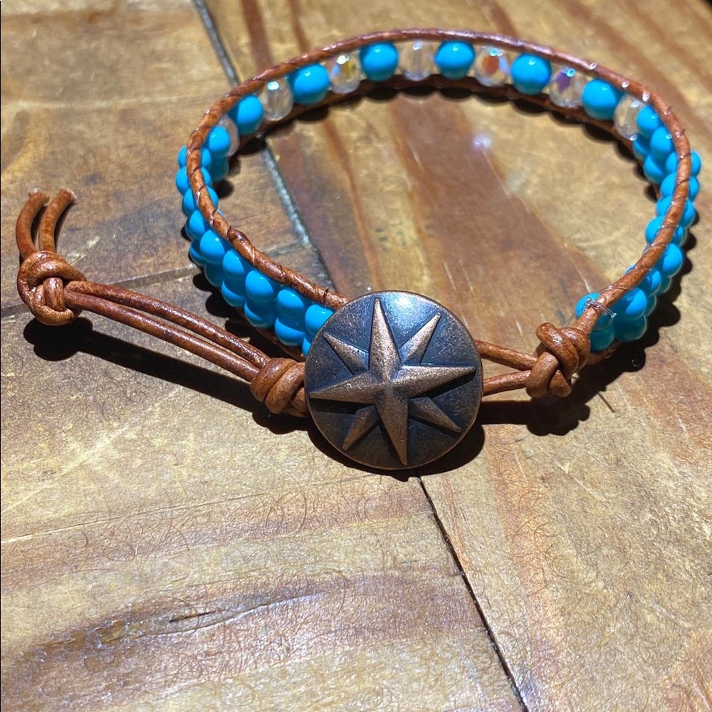 Turquoise Handmade wrap bracelet